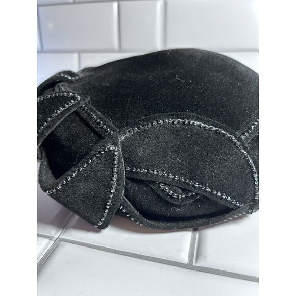 Helen Joyce Original New York Black Velour Vintage Hat With Rhinestones Fle’chet main image 11
